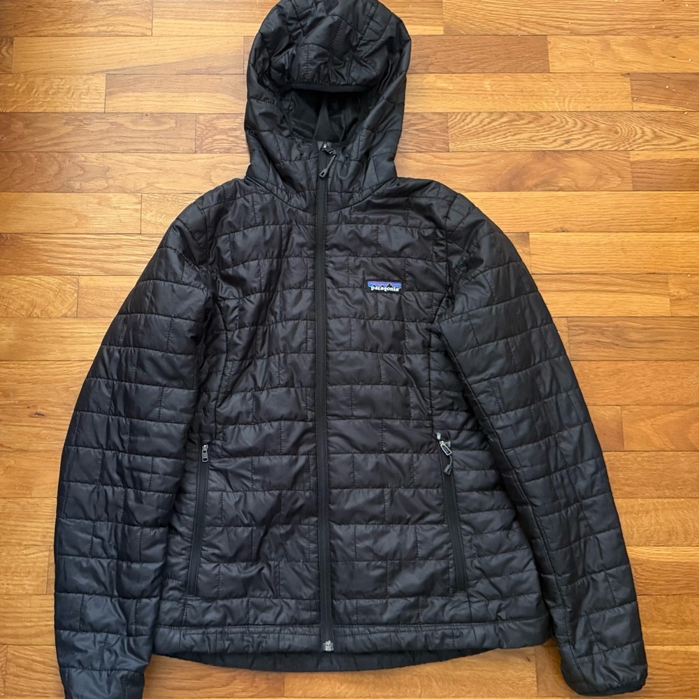 Patagonia Nano Puff Hoody Jacket Women’s Small Black